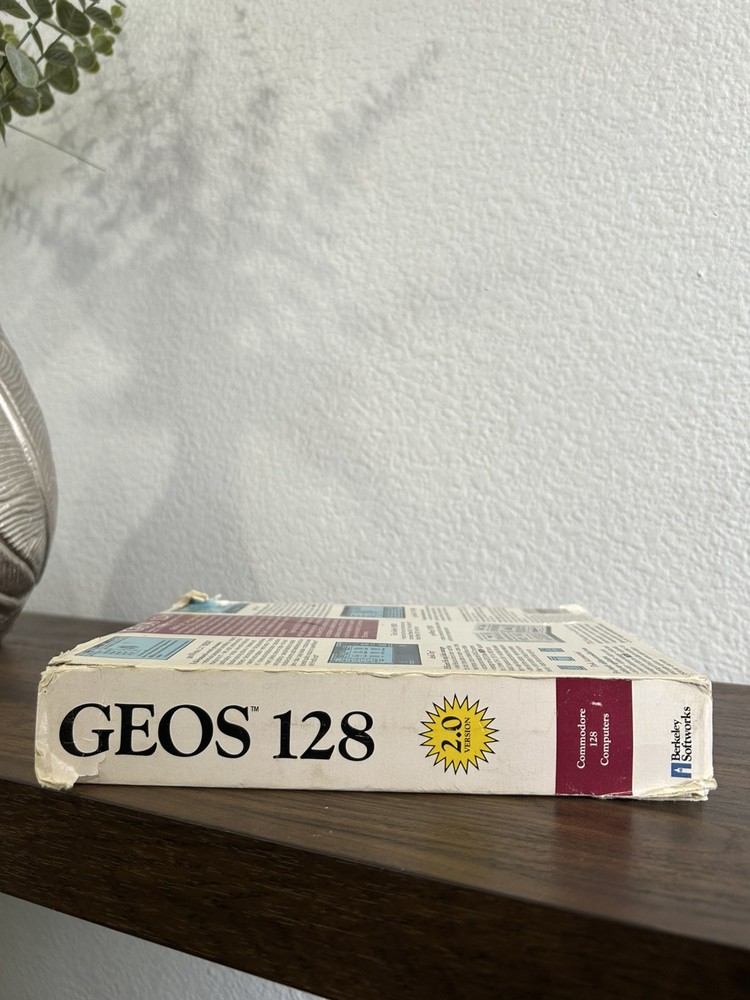 GEOS 128 2.0 Commodore 128 Operating System w/ Box, Manuals, Paperwork...