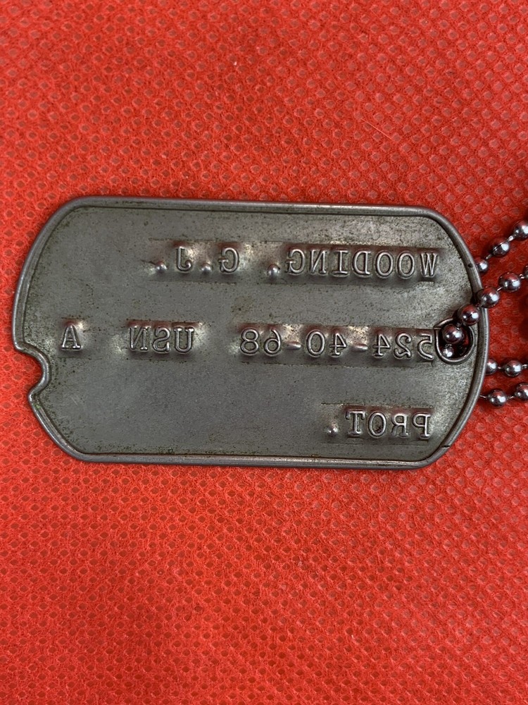 Original WW2 US Navy Sailor’s Dog Tag