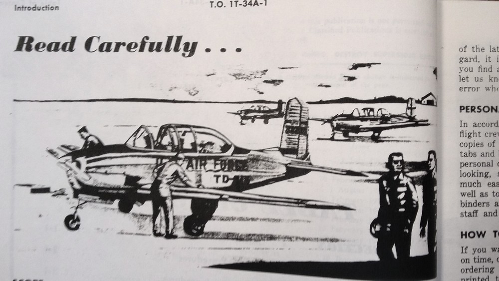 Beechcraft T-34A Mentor Flight Manual