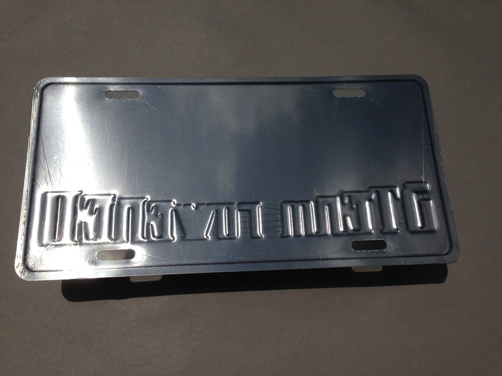 Steam punk Car Tag