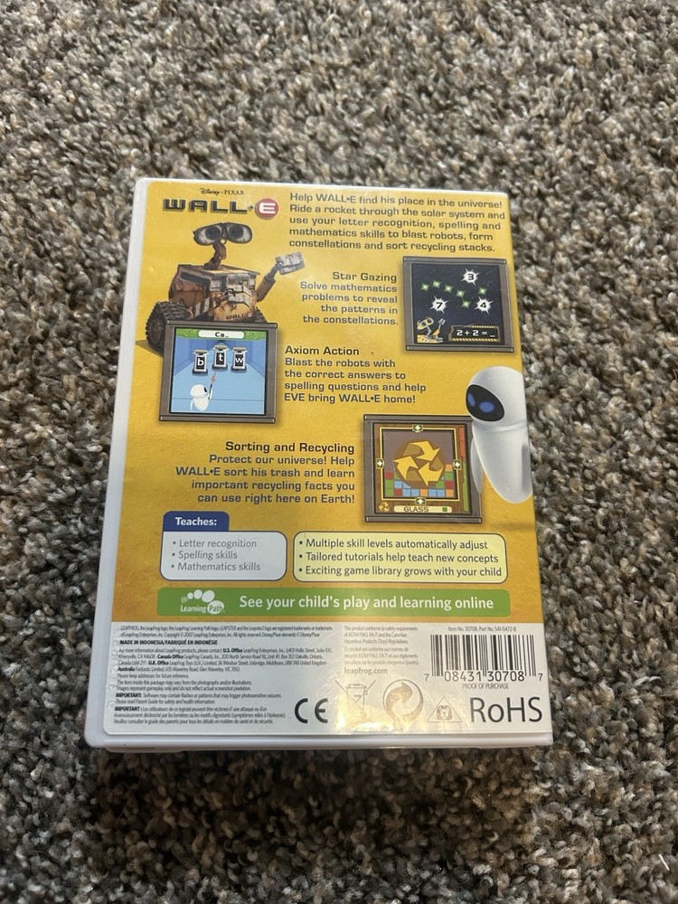 Leapster Disney WALL·E Game With Box