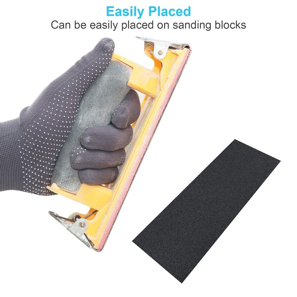 Complete Sanding Solution: 48 PCS Sandpaper Sheets, 120-5000 Grit for Every Need