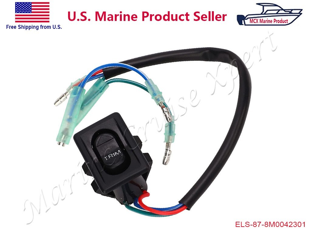 Mercury Marine Power Trim Tilt Switch 87-8M0042301 40HP-200HP Outboard