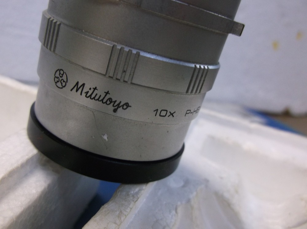 MITUTOYO 112258 OPTICAL 10 X COMPARATOR LENS EXCELLENT CONDITION