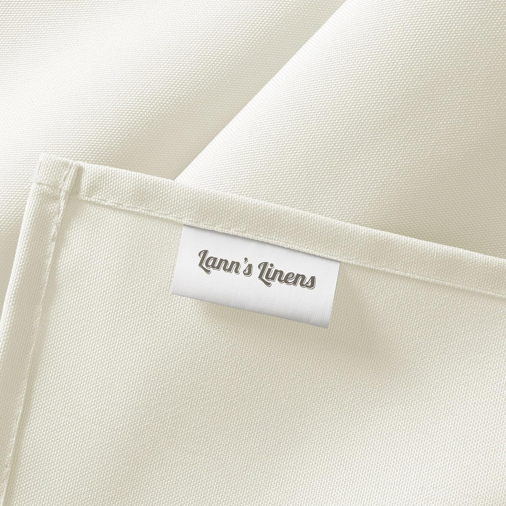 90 X 156 Inch Rectangular Tablecloth, Washable Polyester Fabric Table Cloth for