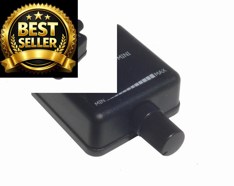 Volbox Mini inline volume control in-line headphone audio adjuster Black