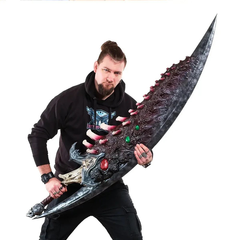 3d printed Sparda Devil Arm Devil May Cry sword Prop Replica Cosplay 1/1