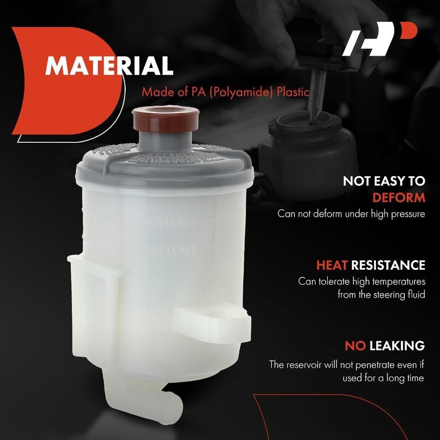 Power Steering Reservoir/Tank with Cap Compatible with CR-V 1997-2001, Civic 199