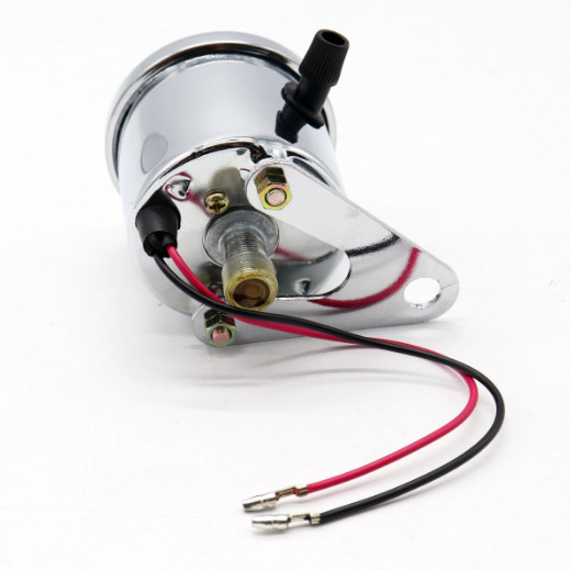 Universal Motorcycle Retro Speedometer LED Indicator Odometer 12V Speed Meter
