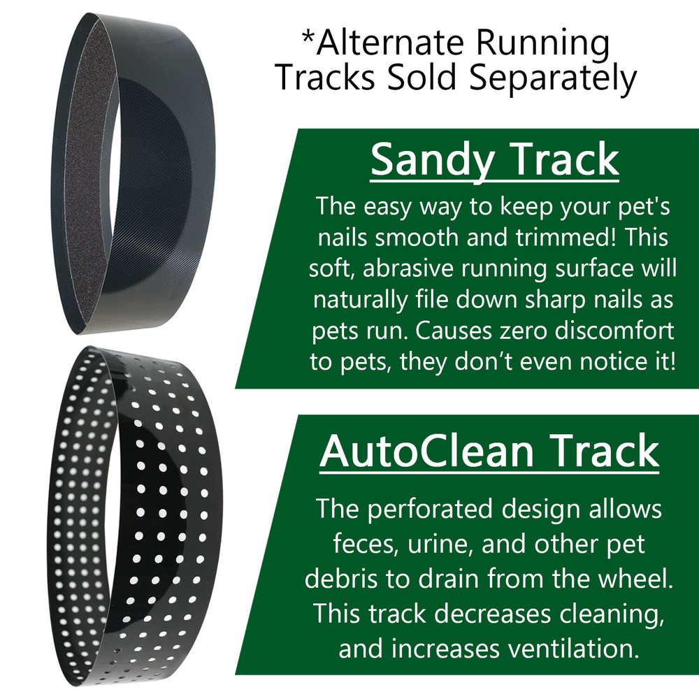 Autoclean Track - For Silent Runner Wheel 12" Glow - Exercise Wheel Accessory