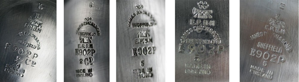 James Dixon & Sons Silver Plated Five Piece Tea/Coffee Service Made in England