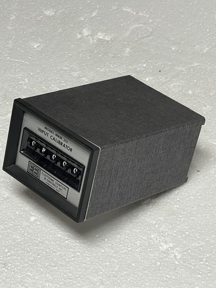 ELECTRONIC COUNTERS & CONTROLS - INPUT CALIBRATOR MRM 215
