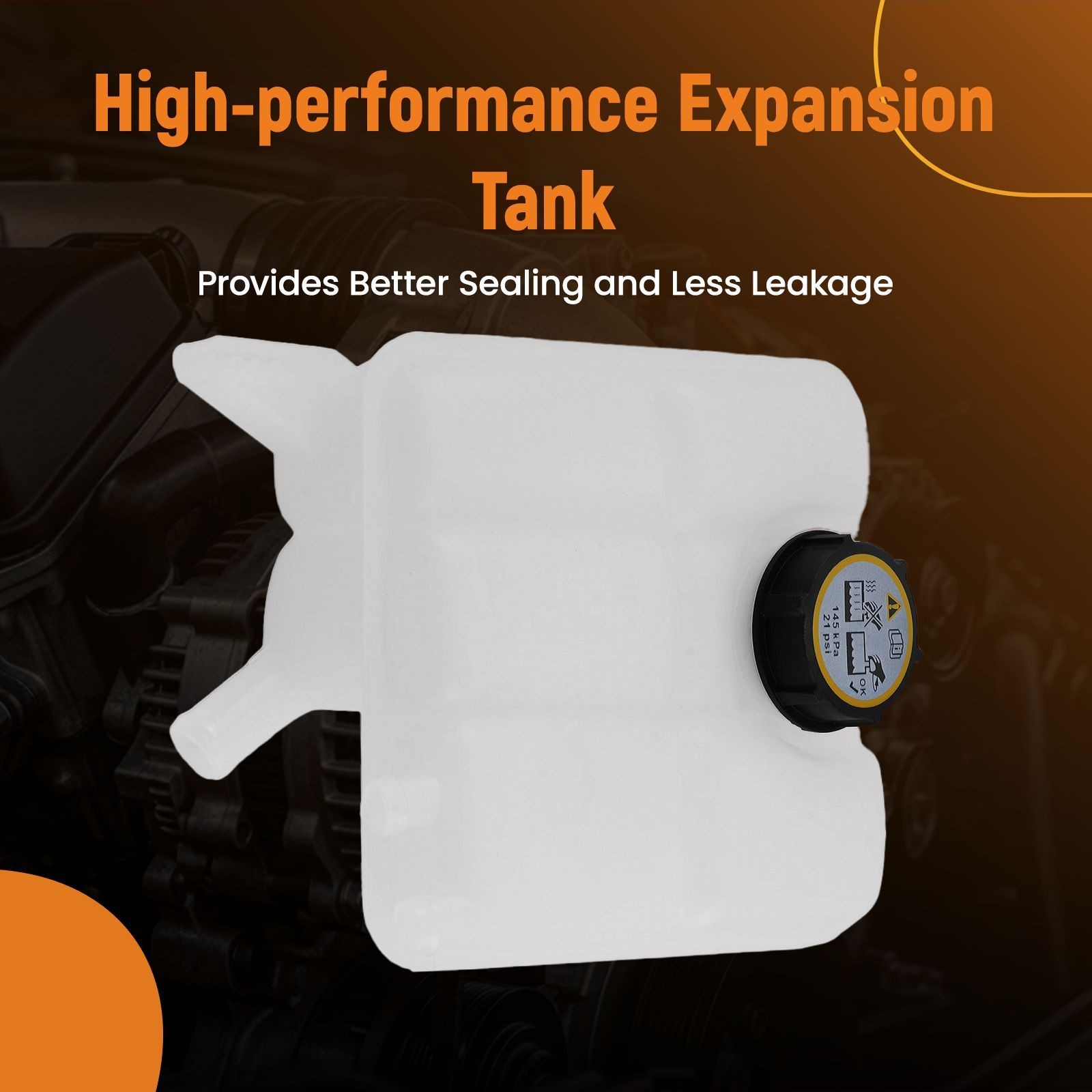 Coolant Recovery Reservoir for Ford C-MAX Focus Escape Transit 2012-18 BE8Z8100A