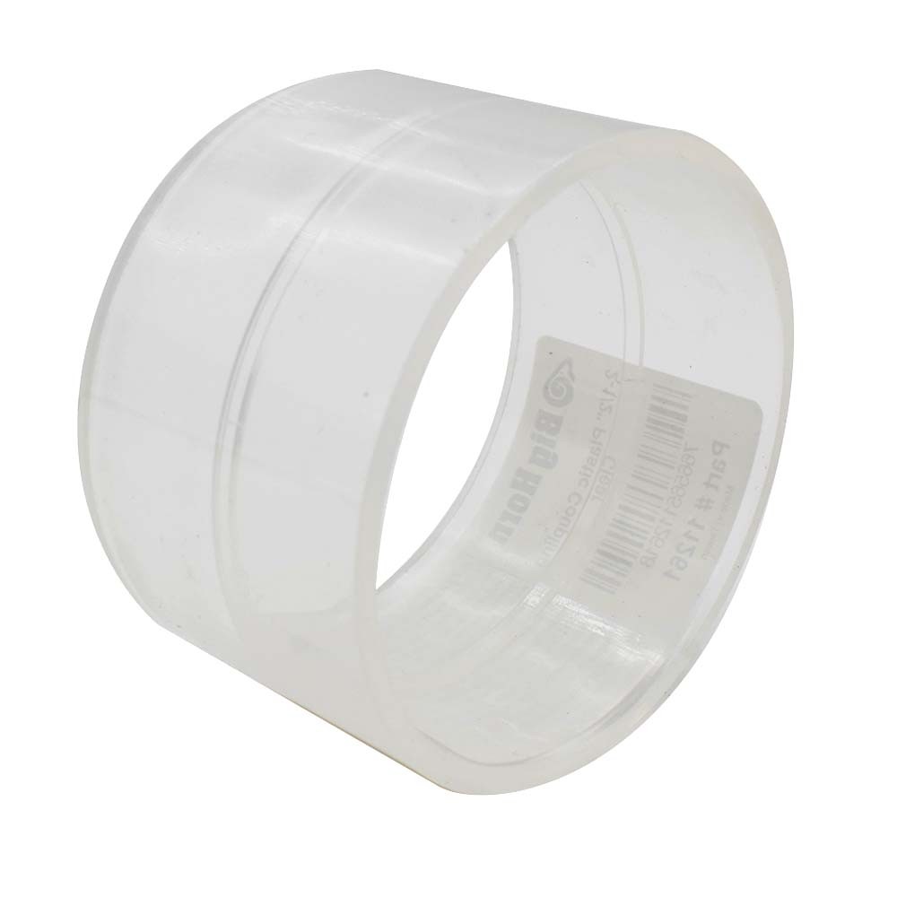 Big Horn 11261 2-1/2 Inch Coupling, Clear