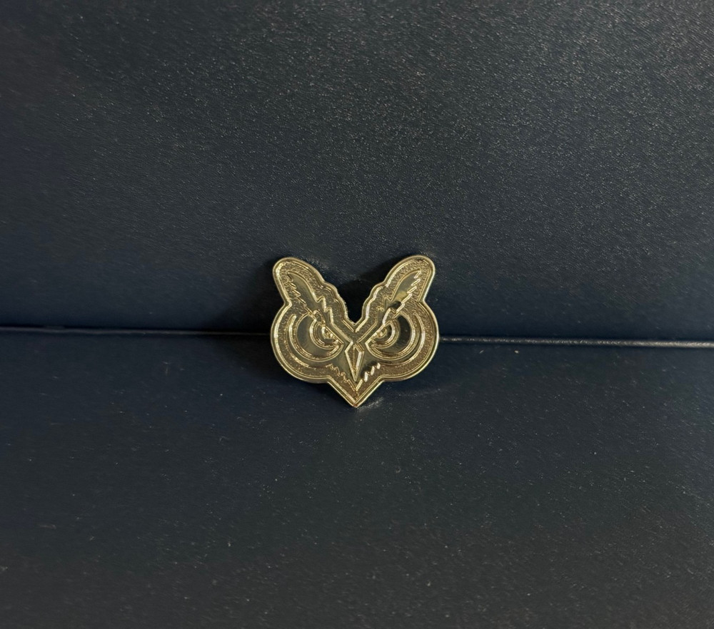 Owl Head Lapel Pin