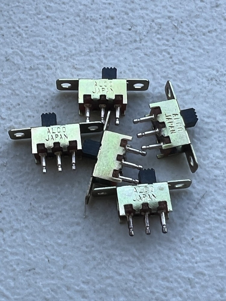 ALCO/DPDT small Slide Switch Panel/PCB mount (5 PCs)