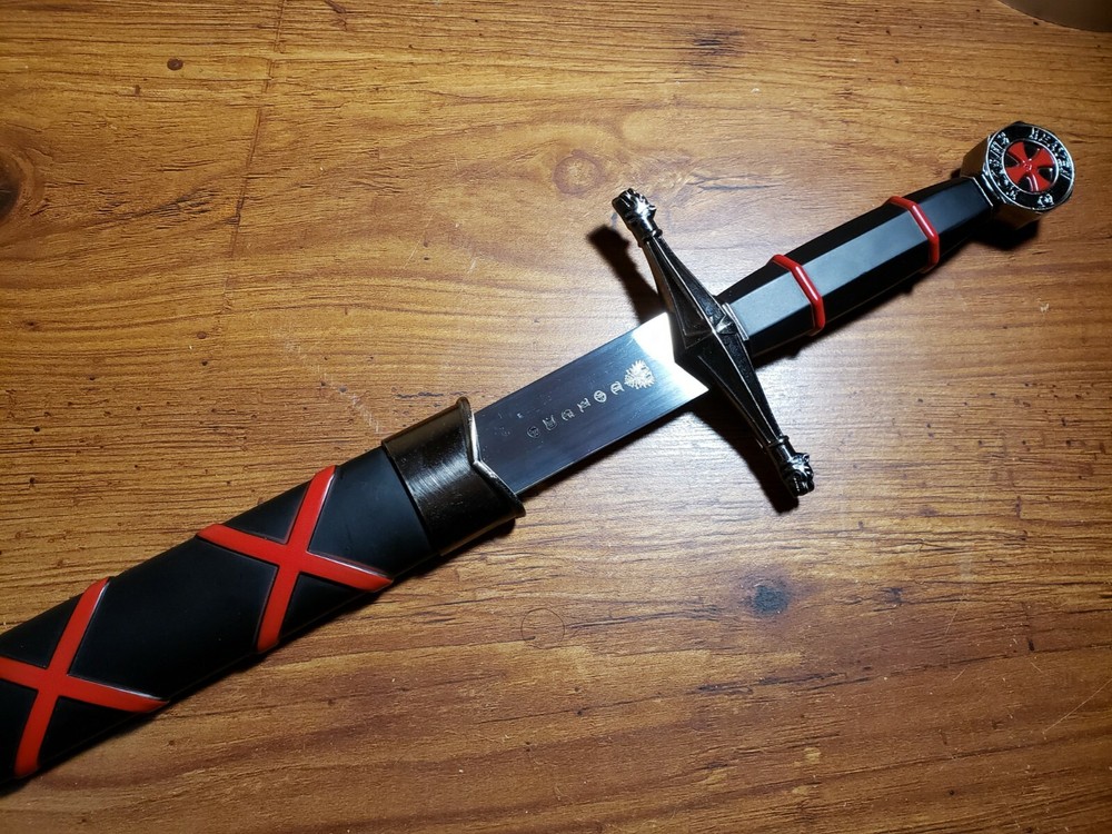 15" Templar Dagger Knife with Scabbard