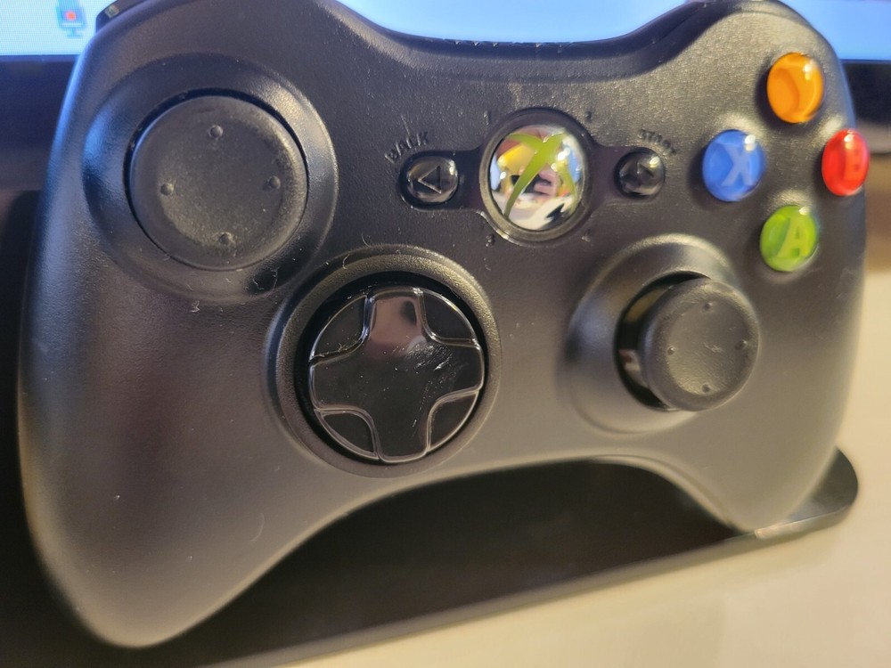 Official Genuine Microsoft Xbox 360 OEM Wireless Controller Black ~ TESTED