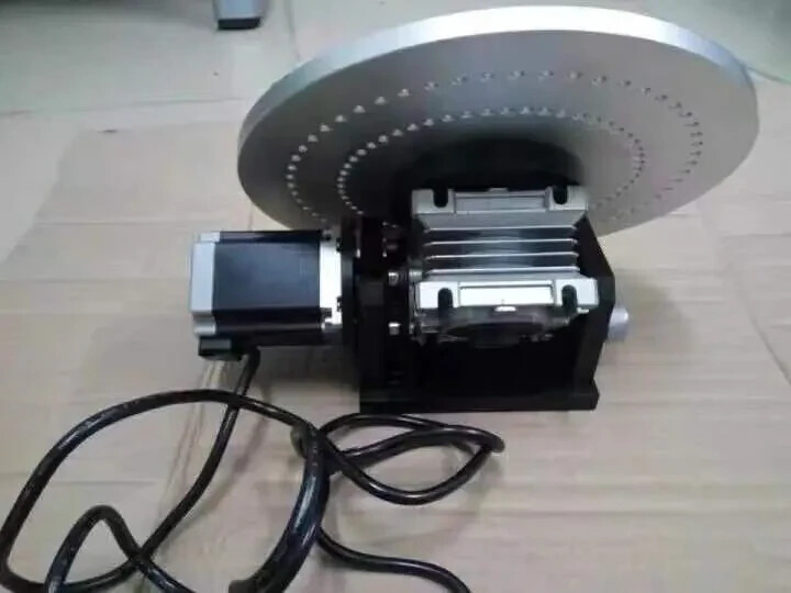 300MM Electric 360 Degree Rotary Workbench Rotating Platform For Marking Machine