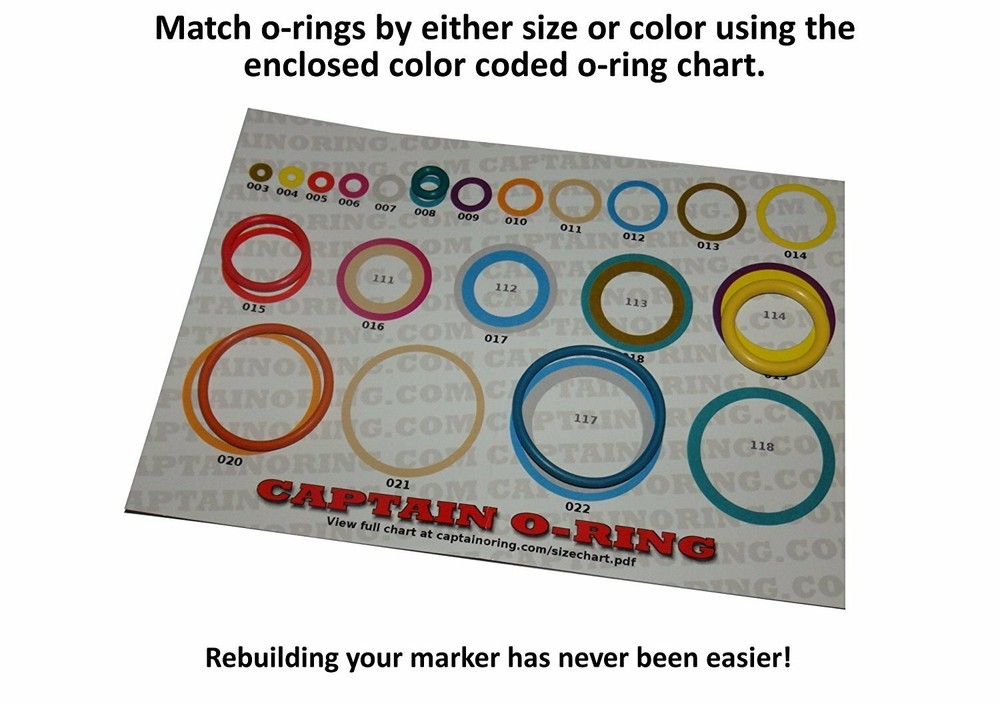 Eclipse CS2 - Color Coded 3X Oring Rebuild Kit