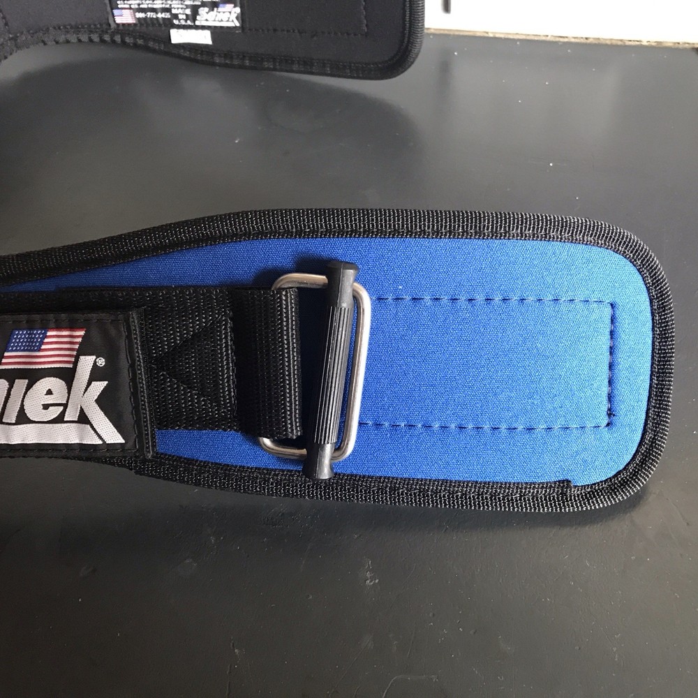 Schiek Weight Lifting Belt (Blue) Model#2004 Size Small NICE