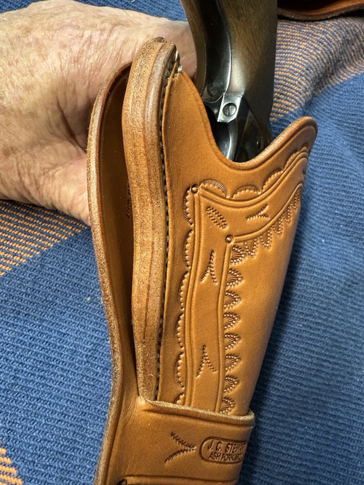 5 1/2" Cheyenne Holster for an 1873 Colt SA, by Stewart Saddlery of Arizona