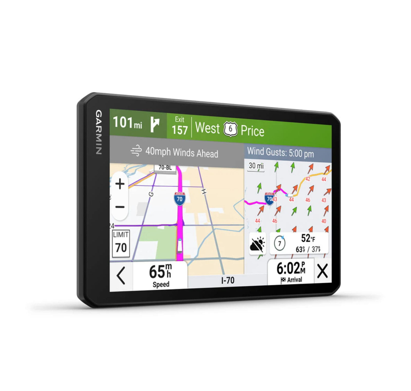 Garmin dezl OTR720 Touchscreen 7" Trucking GPS Navigator 010-02924-00