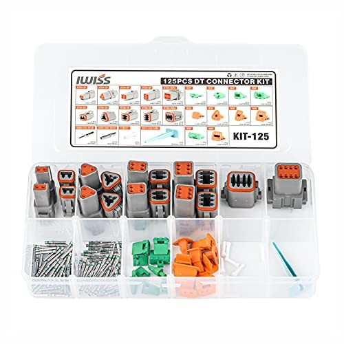 DT Connector Kit include 2 3 4 6 8 Housings and Pin & Socket Sealed
