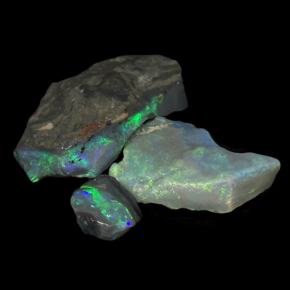 Rough Marvy Australian Lightning Ridge Opal Stone Parcel