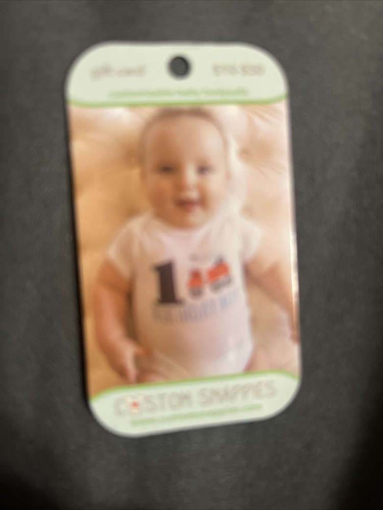 Custom Snappies Gift Card $50 Customizable Baby Bodysuits