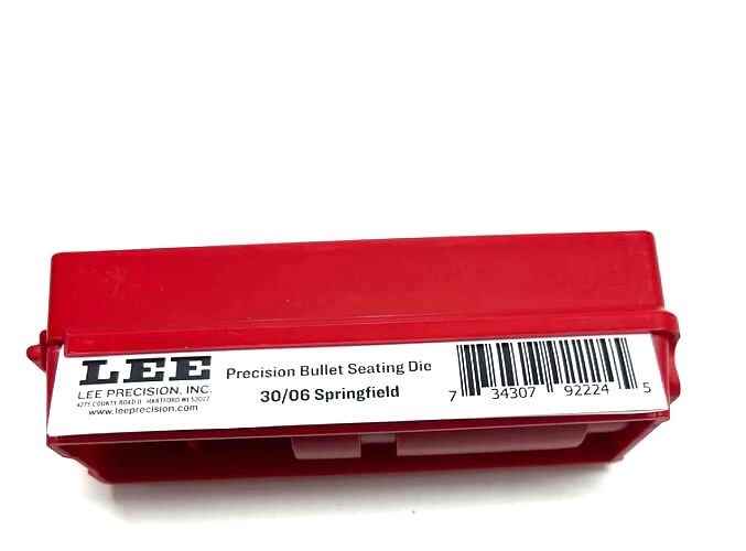 Lee 92224 30/06 Springfield Micrometer Precision Bullet Seating Die