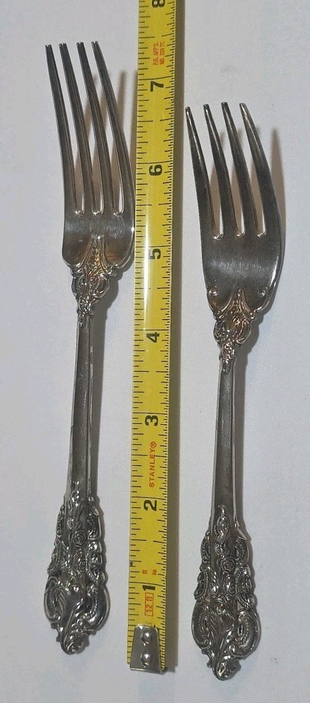Godinger Baroque Silverplate Flatware 5 Piece Set Table Set Knife Forks Spoons