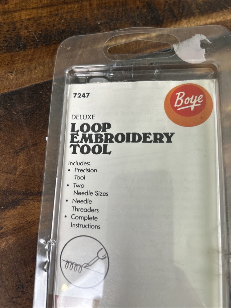 Boye Deluxe LOOP EMBROIDERY TOOL 7247 NEW Sealed