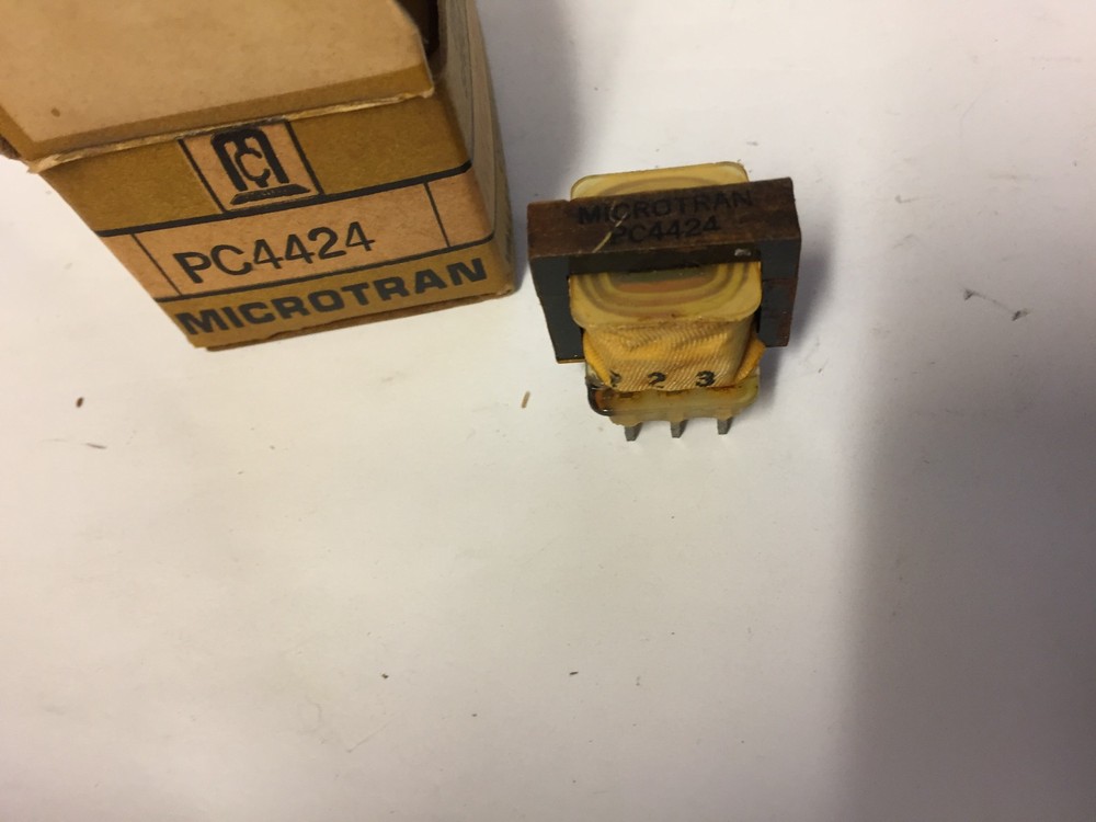PC4424 MICROTRAN 400 HZ PRINTED CIRCUIT 40v@.10A TRANSFORMER NOS