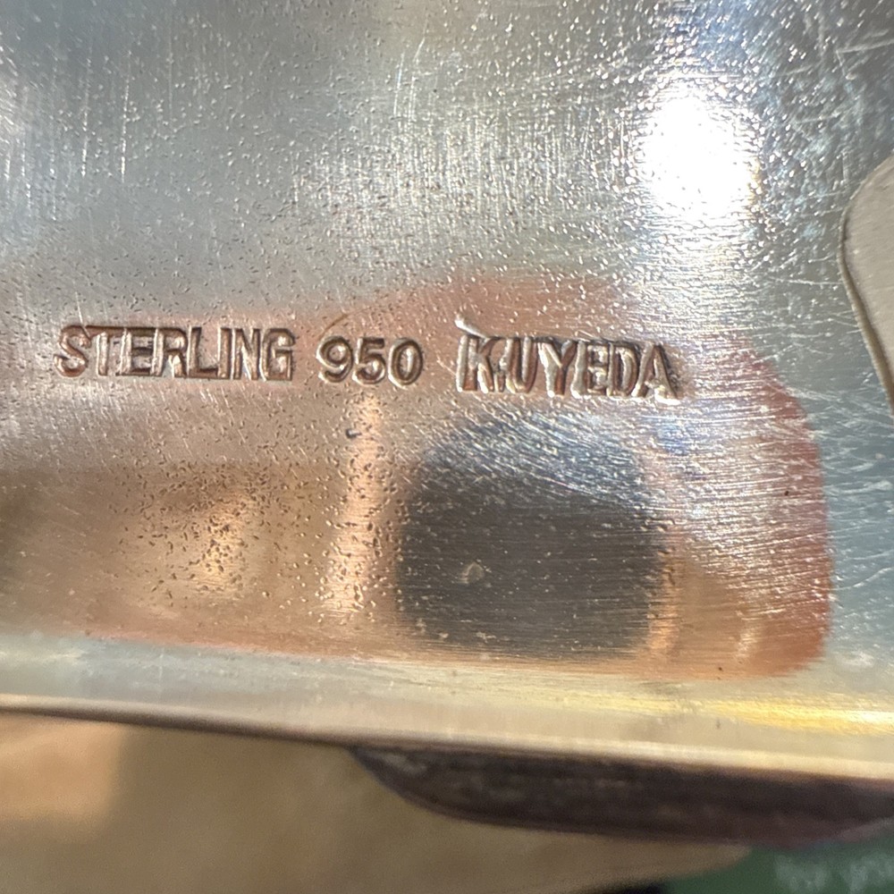 Silver 950 Cigarette Case By Kuyeda