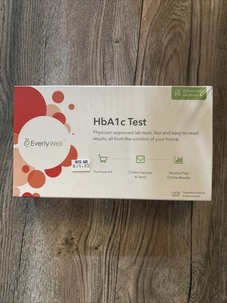 Everlywell HbA1c Test New Unopened Blood level test