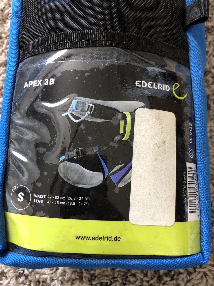 Edelrid Apex 3B Small Harness EUC