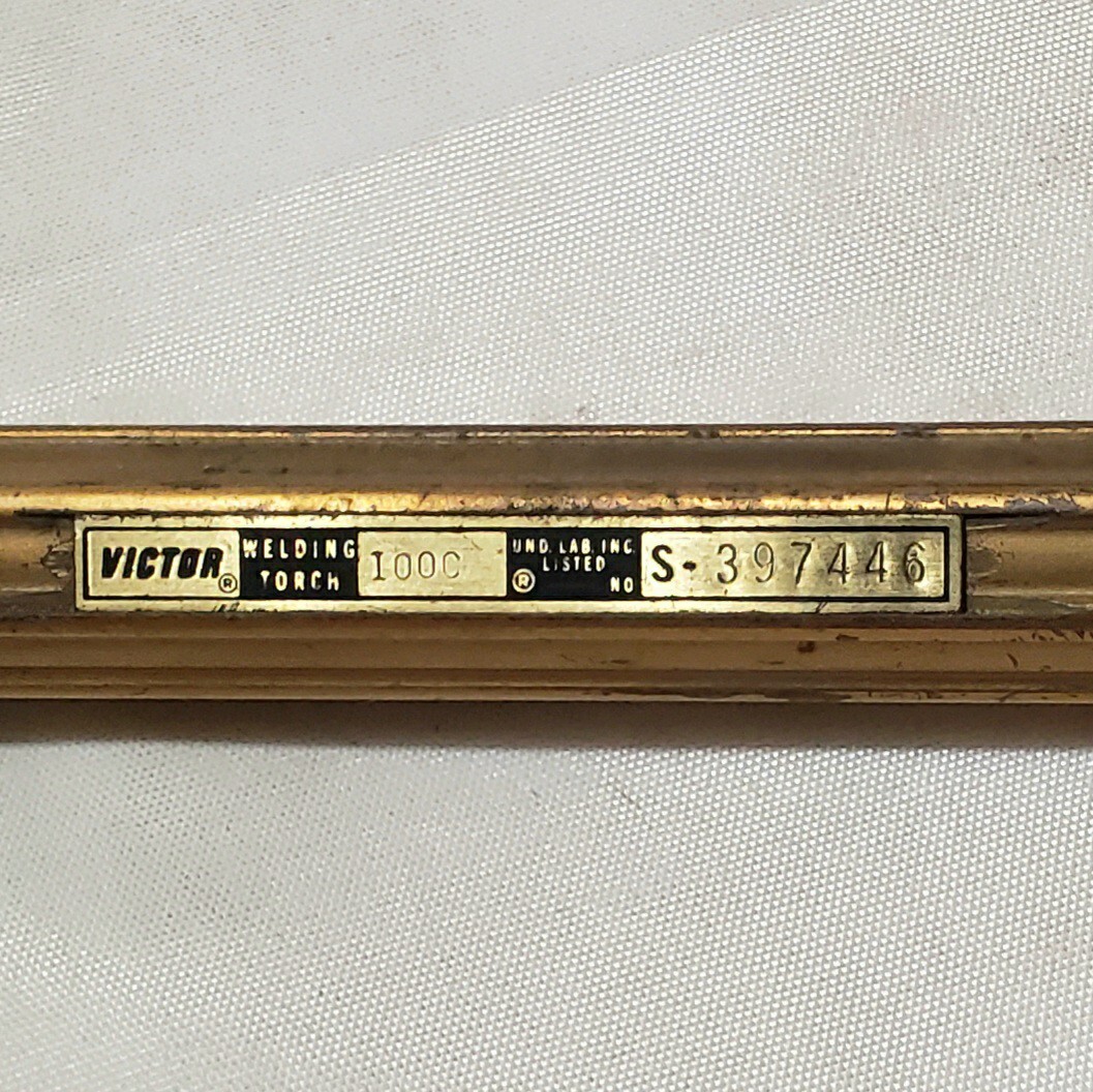 Victor 100C Welding Cutting Torch Handle Medium Duty CA1350 0382-0008 USA Made