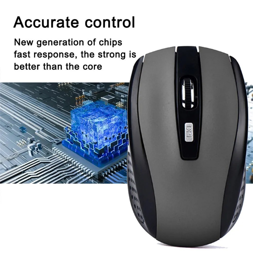 Wireless Optical Mouse Mice 2.4GHz USB Receiver For Laptop PC Computer DPI lot