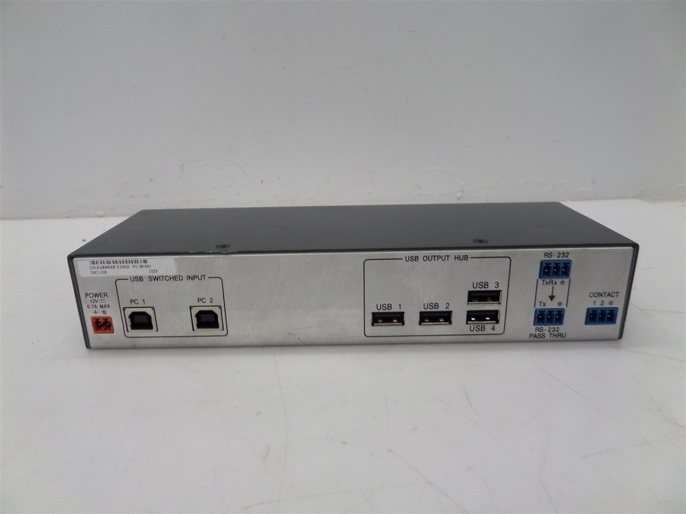 Extron SW 2 USB RS-232 USB Switcher - No Power Supply