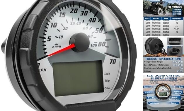 For Polaris Sportsman 400 500 600 700 800 Speedometer Cluster Assembly 3280431