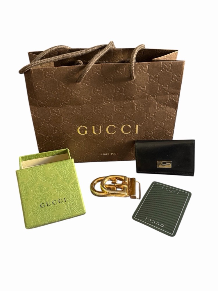Authentic GUCCI 5 Piece Bundle Includes Items Listed - See Photos & Description