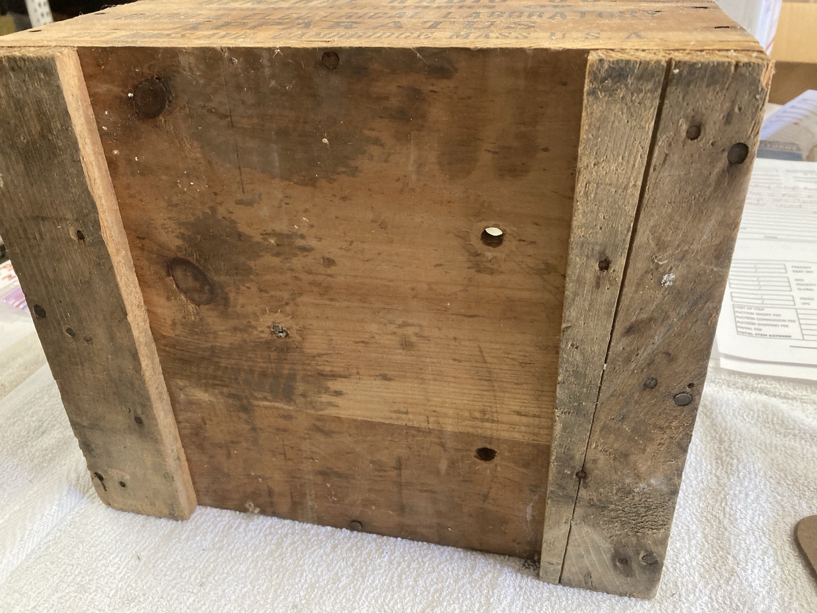 General Radio Wooden Crate