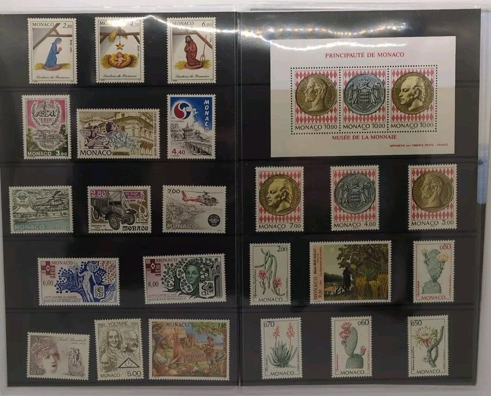 1994 Monaco Stamp Set MNH/OG