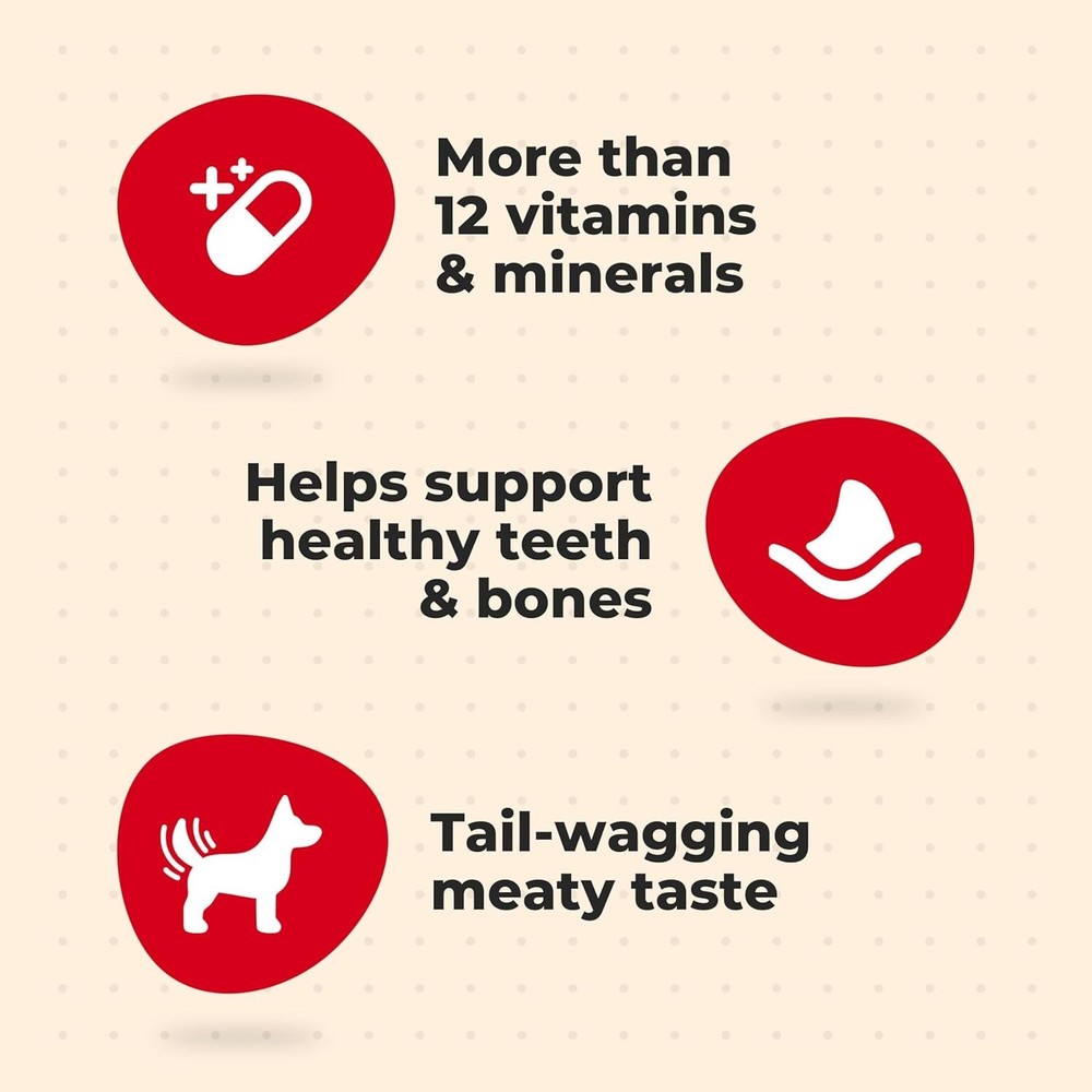 Nutritious 10 lb Beef-Flavored Biscuits for Medium Dogs - Rawhide-Free