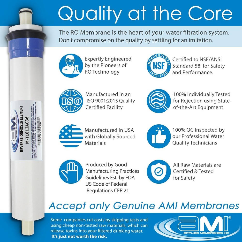 Applied Membranes Inc Replacement Filter Set for Culligan AC-30 RO System - I...
