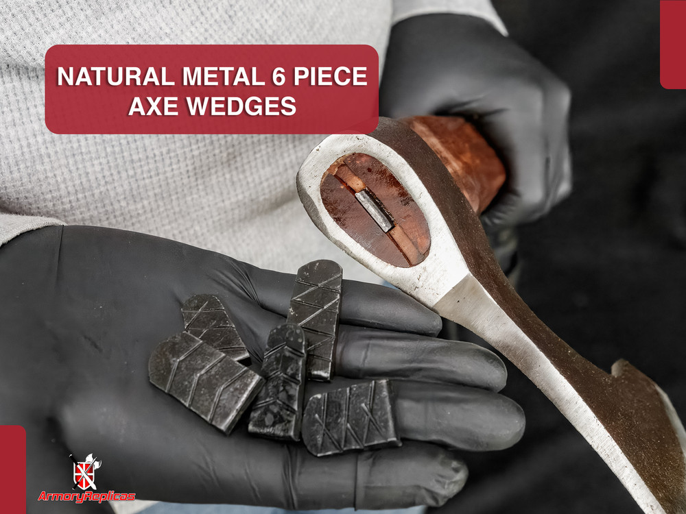 Metal Axe Wedges Sledgehammer Handle Repair Kit Replacement Tool Splitting Set