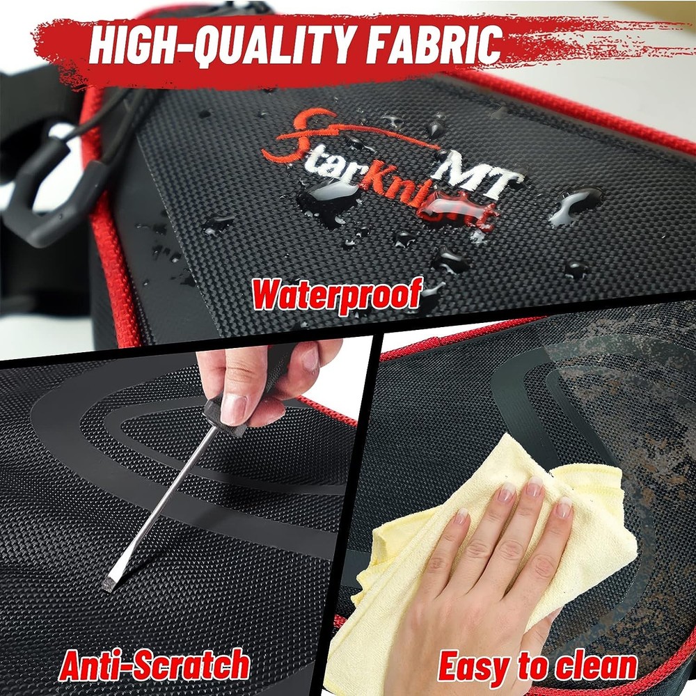 2x Universal Triangle Storage Bag Overhead Corner Bag for 1.75"-2" Most UTV