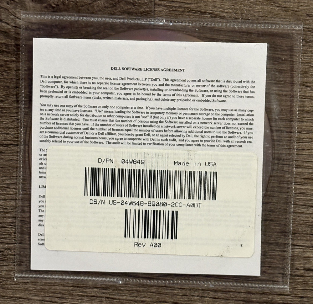 NEW, SEALED Dell Roxio Easy CD Creator 5.2 Basic for Installing/Reinstalling