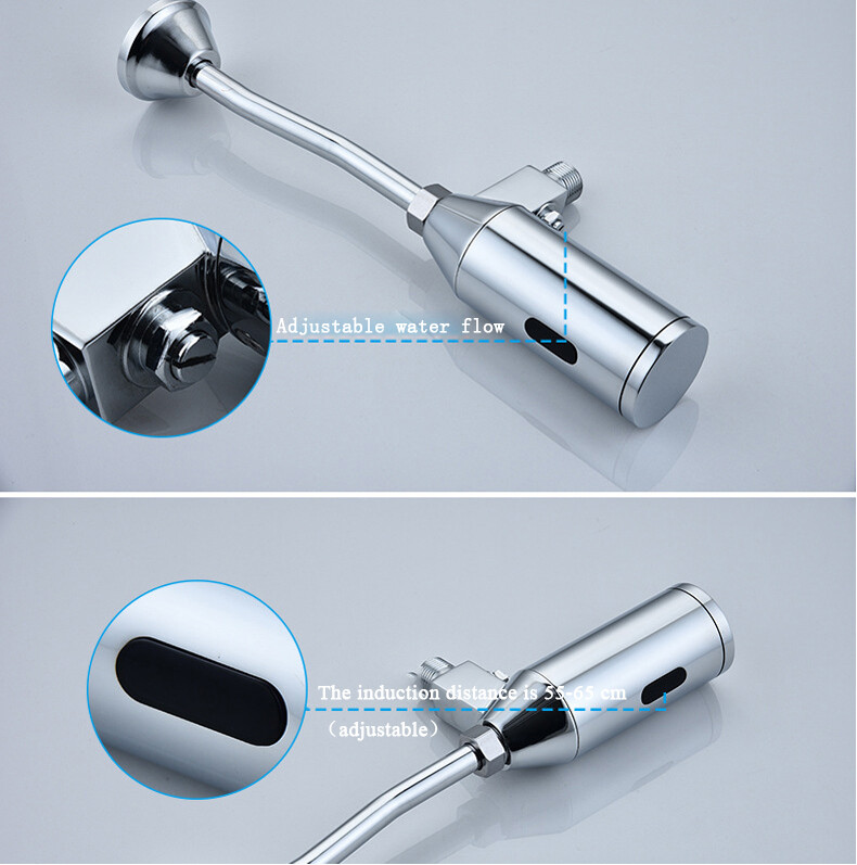 Urinal Flush Valve Toilet Wall Mounted Intelligent Automatic Sensor Touchless